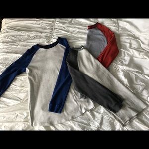 Old Navy l Thermal - knit raglan (3pk)
